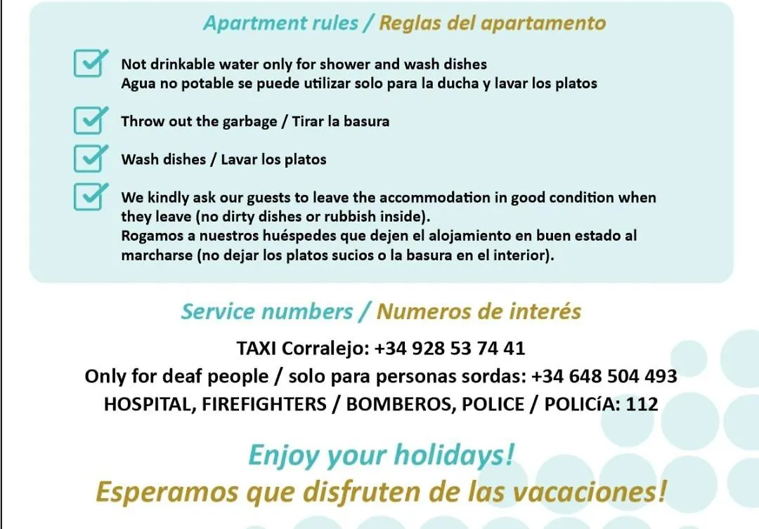 B-Rent Alisios Playa Isla Bonita Apartment Corralejo 0*,  Spain